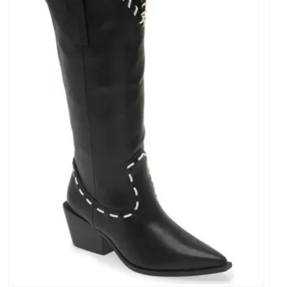 Billini Yanet Black Boots tall - Picture 3 of 11